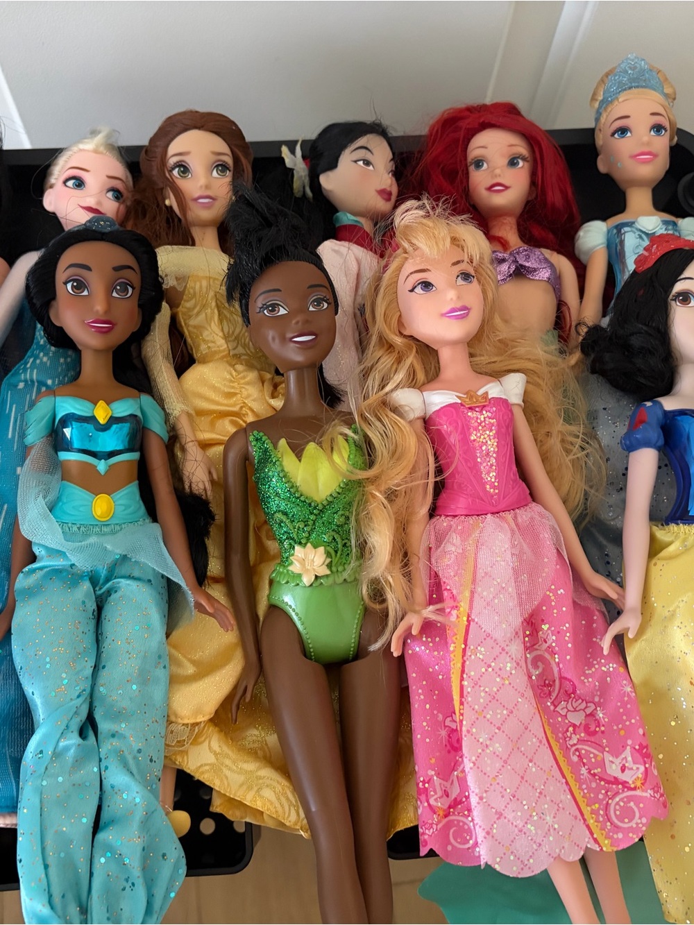 Disney Princess Doll Lot - Ariel,Belle,Cinderella,Aurora,Jasmine,Pocahontas,etc.